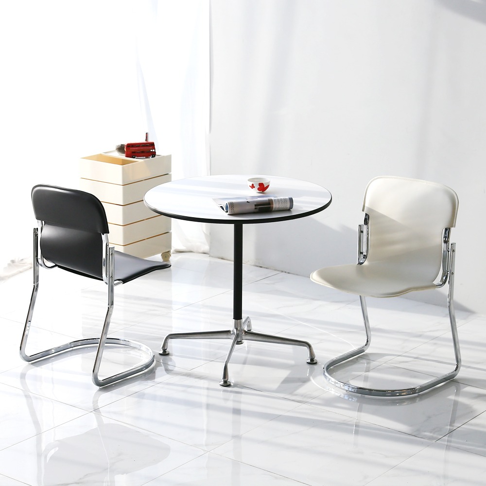 자체브랜드알토 2인용 카페 원형 라운드 식탁 테이블 세트